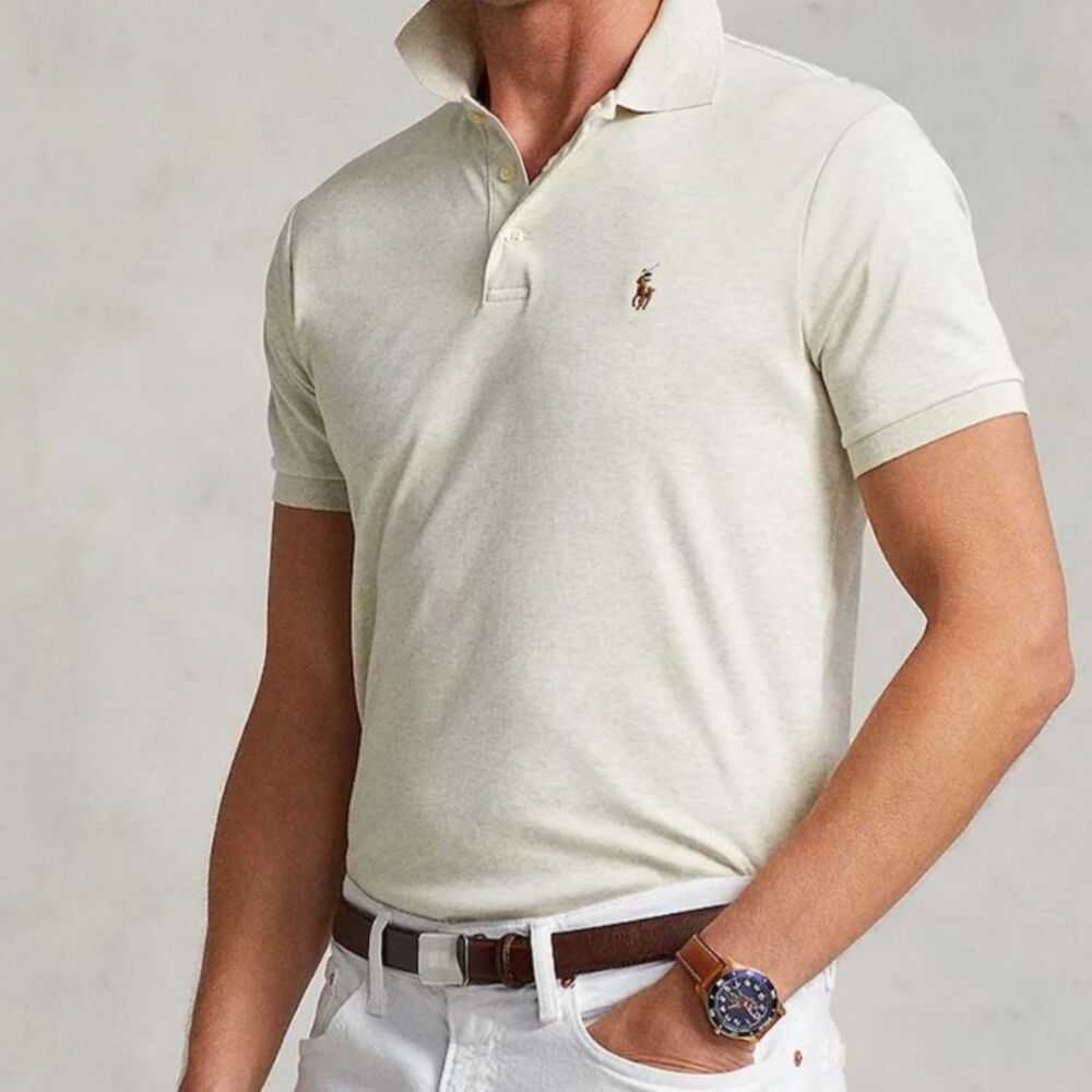 Polo Ralph Lauren Beige Soft Polo LARGE